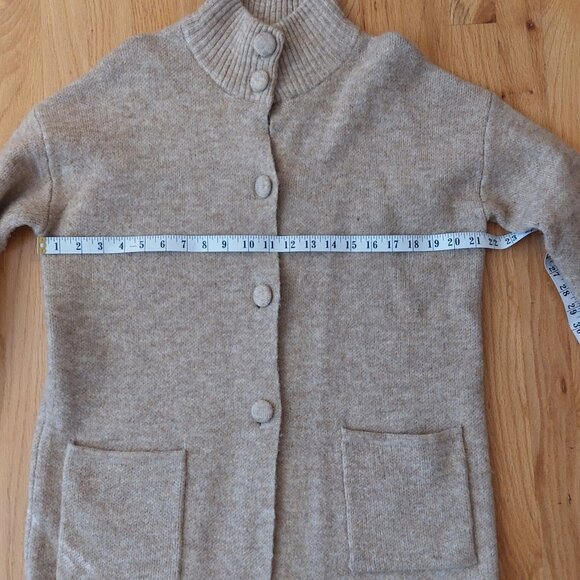 Ellen Tracy Long Knit Sweater Cardigan Coat - Picture 13 of 15